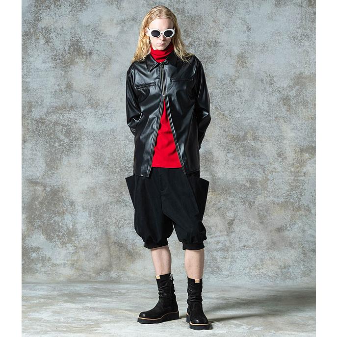 glamb（グラム） シャツ glamb Synth Leather Shirt 送料無料 シンセ