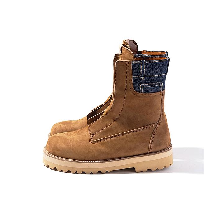 2026 秋 先行予約 9月上旬〜中旬入荷予定 グラム ブーツ glamb Denim Combination Outdoor Boots 送料無料 キャンセル不可の画像