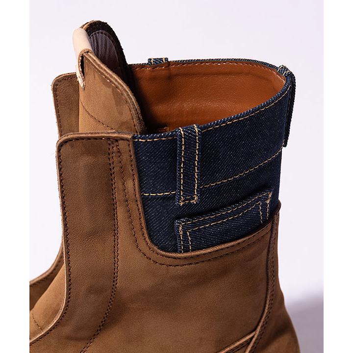 2026 秋 先行予約 9月上旬〜中旬入荷予定 グラム ブーツ glamb Denim Combination Outdoor Boots 送料無料 キャンセル不可の画像