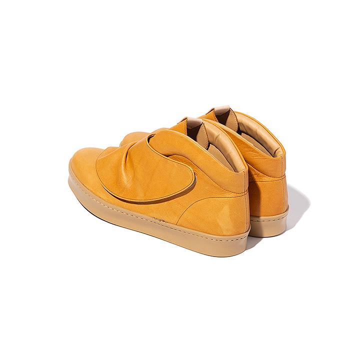 2026 秋 先行予約 9月中旬〜下旬入荷予定 グラム スニーカー glamb Leather Drape Sneakers レザードレープスニーカー キャンセル不可の画像