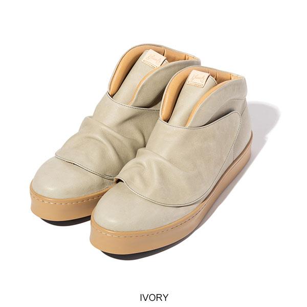 2026 秋 先行予約 9月中旬〜下旬入荷予定 グラム スニーカー glamb Leather Drape Sneakers レザードレープスニーカー キャンセル不可の画像