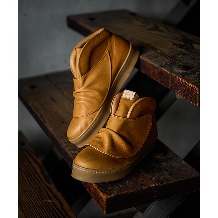 2026 秋 先行予約 9月中旬〜下旬入荷予定 グラム スニーカー glamb Leather Drape Sneakers レザードレープスニーカー キャンセル不可の画像