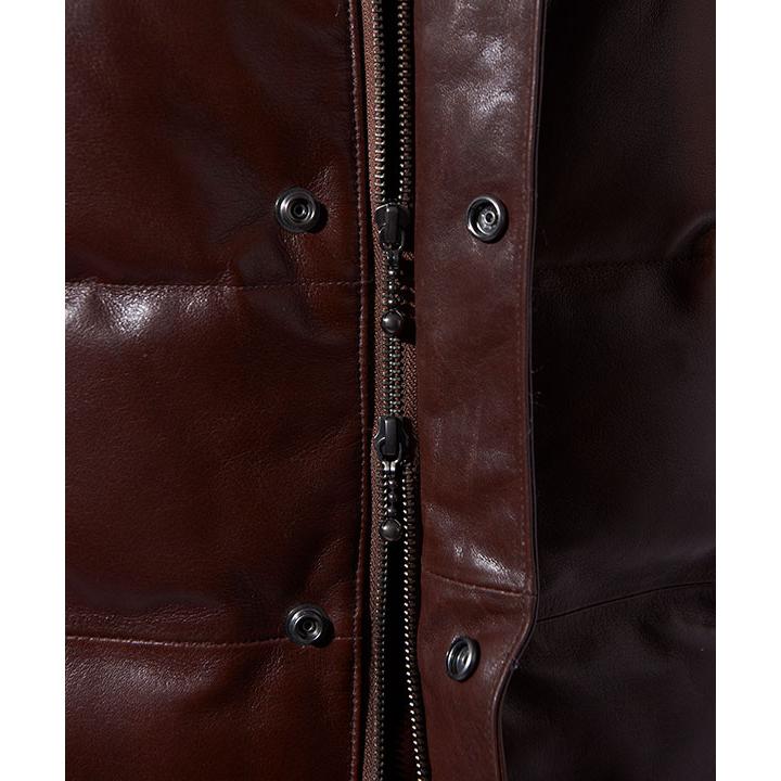 2026 秋 先行予約 9月下旬〜10月上旬入荷予定 グラム ジャケット glamb Signature Leather Down Jacket 送料無料 キャンセル不可の画像