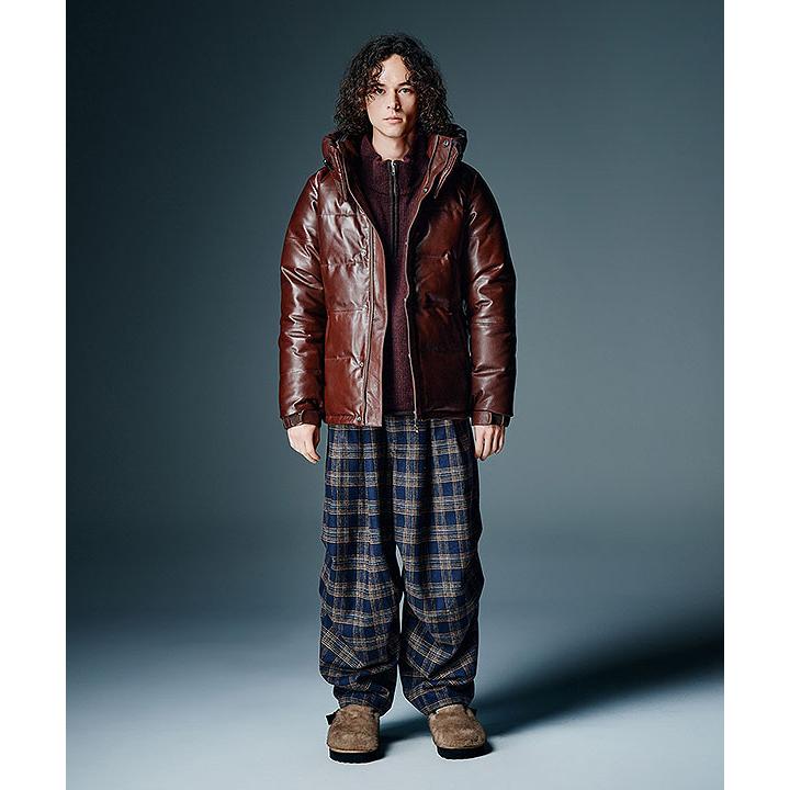 2026 秋 先行予約 9月下旬〜10月上旬入荷予定 グラム ジャケット glamb Signature Leather Down Jacket 送料無料 キャンセル不可の画像