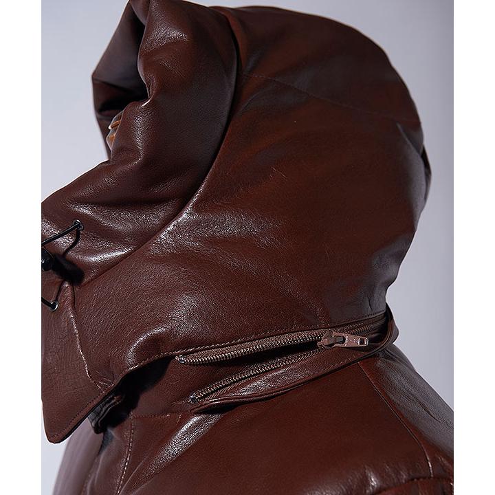 2026 秋 先行予約 9月下旬〜10月上旬入荷予定 グラム ジャケット glamb Signature Leather Down Jacket 送料無料 キャンセル不可の画像