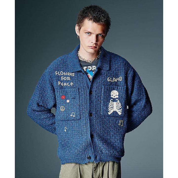 2026 秋 先行予約 11月上旬〜中旬入荷予定 グラム ジャケット glamb Flower Peace Jacket フラワーピースジャケット キャンセル不可の画像