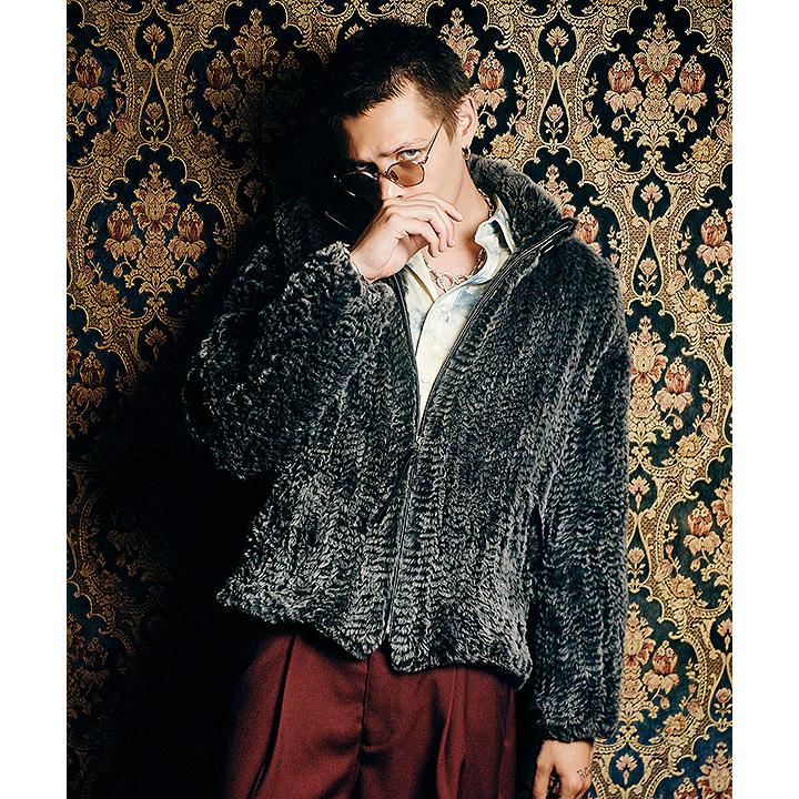 2026 秋 先行予約 10月上旬〜中旬入荷予定 グラム ジャケット glamb Rabbit Fur Jacket ラビットファージャケット キャンセル不可の画像