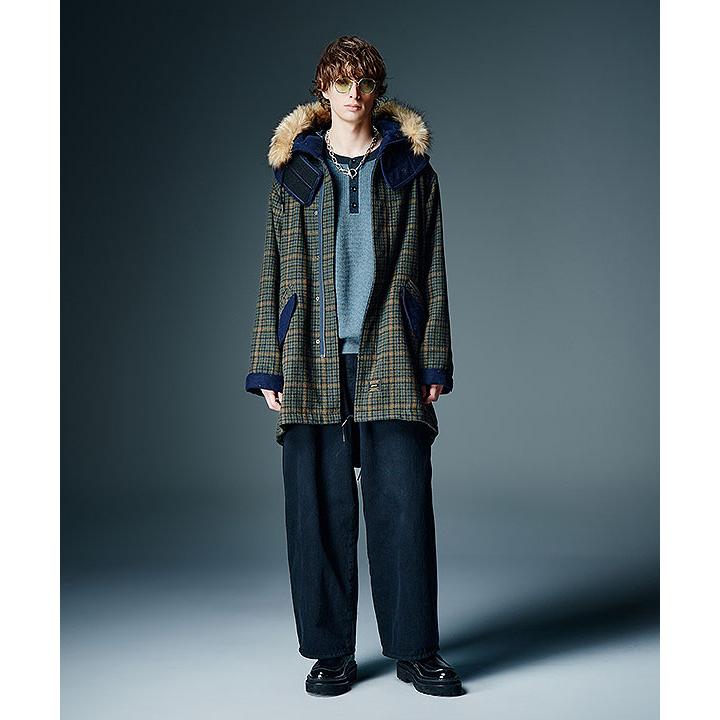 2026 秋 先行予約 10月中旬〜下旬入荷予定 グラム コート glamb High Neck Mods Coat ハイネックモッズコート キャンセル不可の画像