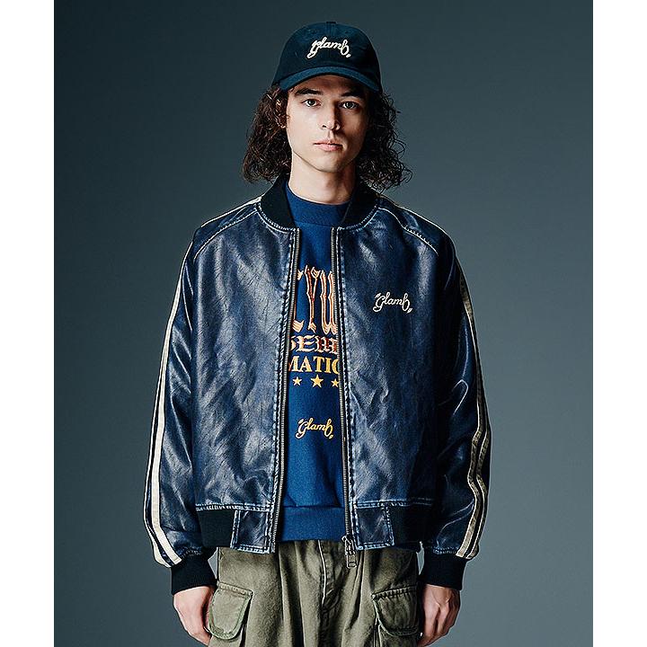 2026 秋 先行予約 10月中旬〜下旬入荷予定 グラム ジャケット glamb Fade Leather Track Jacket 送料無料 キャンセル不可の画像