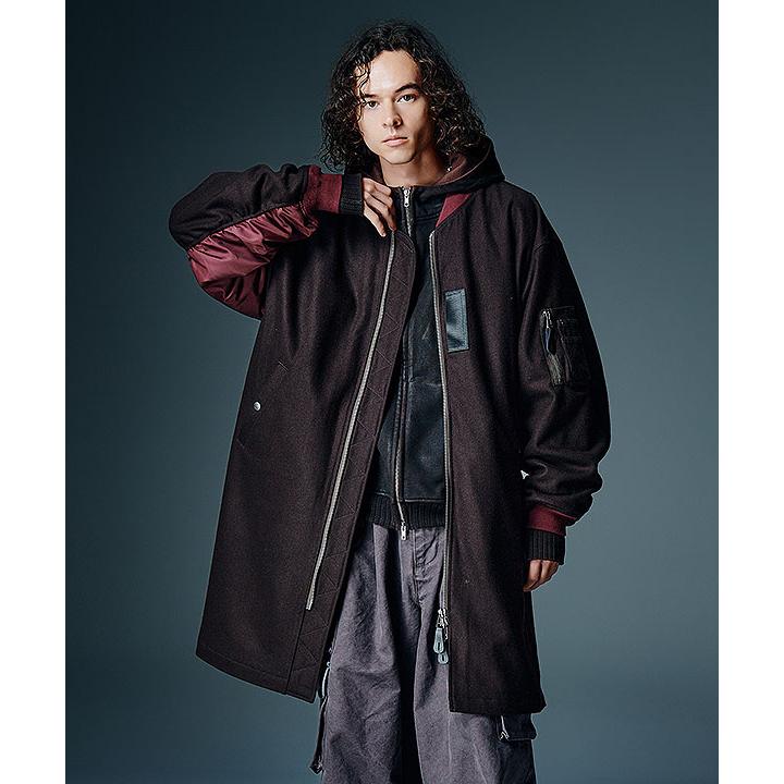 2026 秋 先行予約 10月上旬〜中旬入荷予定 グラム コート glamb Melton MA-1 Coat メルトンMA-1コート 送料無料 キャンセル不可の画像