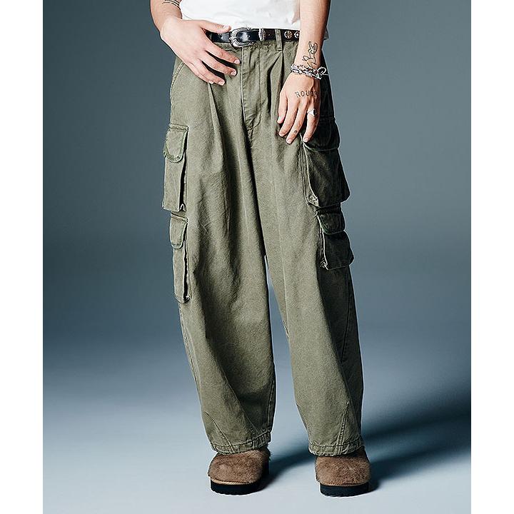 2026 秋 先行予約 10月下旬〜11月上旬入荷予定 グラム パンツ glamb Fade Asymmetry Cargo Pants 送料無料 キャンセル不可の画像