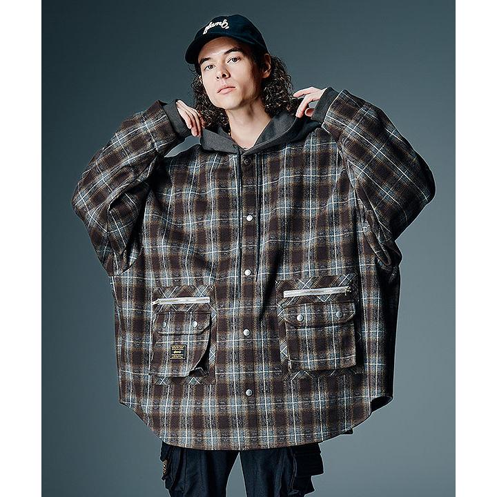 2026 秋 先行予約 8月下旬〜9月上旬入荷予定 グラム シャツ glamb 4XL Hoodie Shirt 4XLフーディーシャツ キャンセル不可の画像
