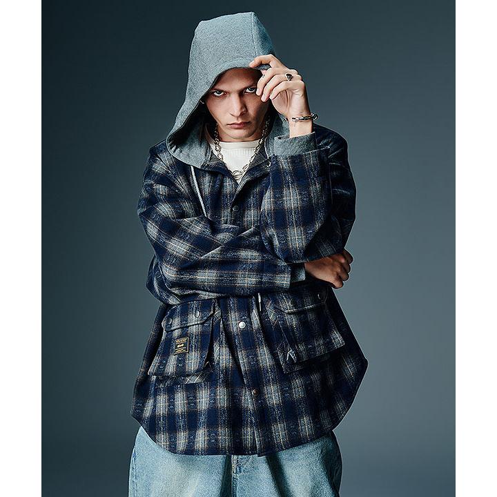 2026 秋 先行予約 8月下旬〜9月上旬入荷予定 グラム シャツ glamb 4XL Hoodie Shirt 4XLフーディーシャツ キャンセル不可の画像