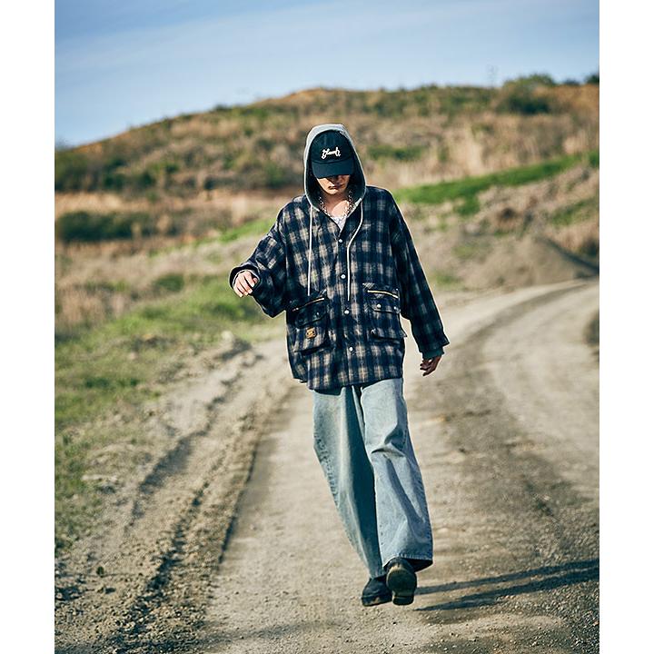 2026 秋 先行予約 8月下旬〜9月上旬入荷予定 グラム シャツ glamb 4XL Hoodie Shirt 4XLフーディーシャツ キャンセル不可の画像