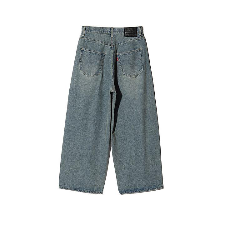 2026 秋 先行予約 8月下旬〜9月上旬入荷予定 グラム セットアップ glamb Leather Combination Denim Set Up 送料無料 キャンセル不可の画像