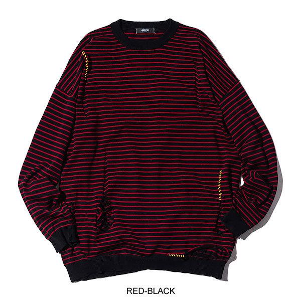 glamb（グラム） SALE セール ニット ダメージドニット Damaged Knit