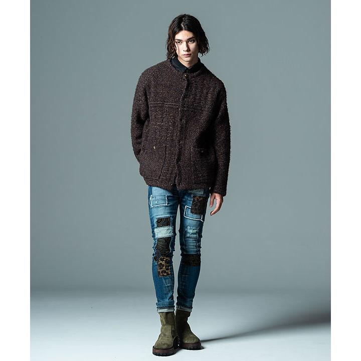 glamb SALE セール グラム No Collar Knit JKTノーカラーニット glamb SALE セール グラム No Collar Knit JKTノーカラーニット