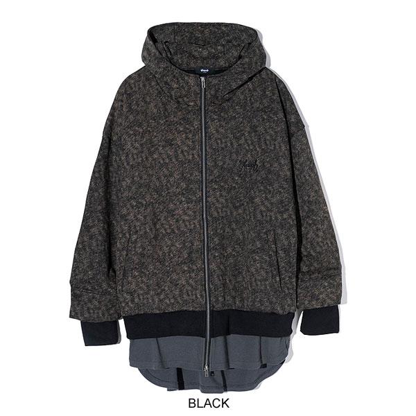 glamb（グラム） パーカー glamb Layered Creed Hoodie レイヤード