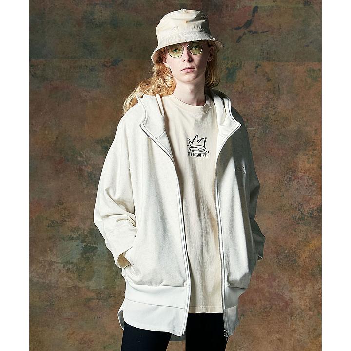 glamb（グラム） パーカー glamb Layered Creed Hoodie レイヤード
