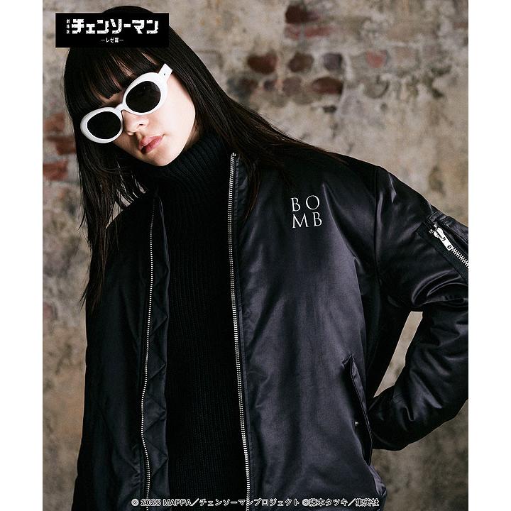 glamb×劇場版『チェンソーマン レゼ篇』グラム ジャケット glamb Bomb Bomber Jacketの画像