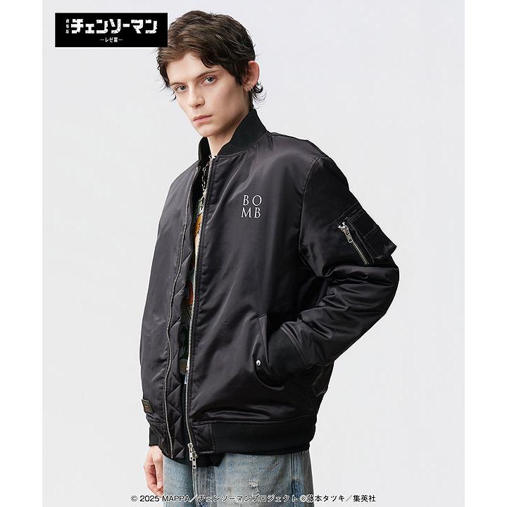 glamb×劇場版『チェンソーマン レゼ篇』グラム ジャケット glamb Bomb Bomber Jacketの画像