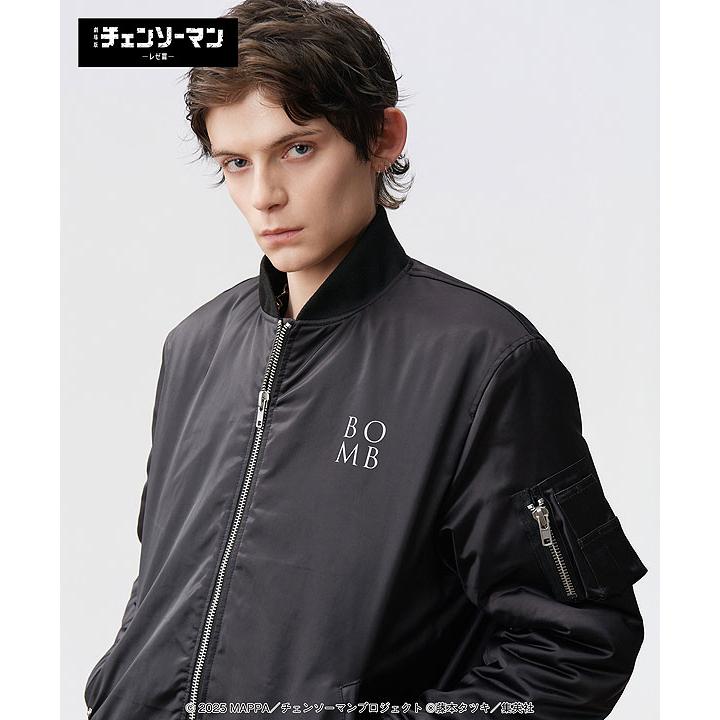 glamb×劇場版『チェンソーマン レゼ篇』グラム ジャケット glamb Bomb Bomber Jacketの画像