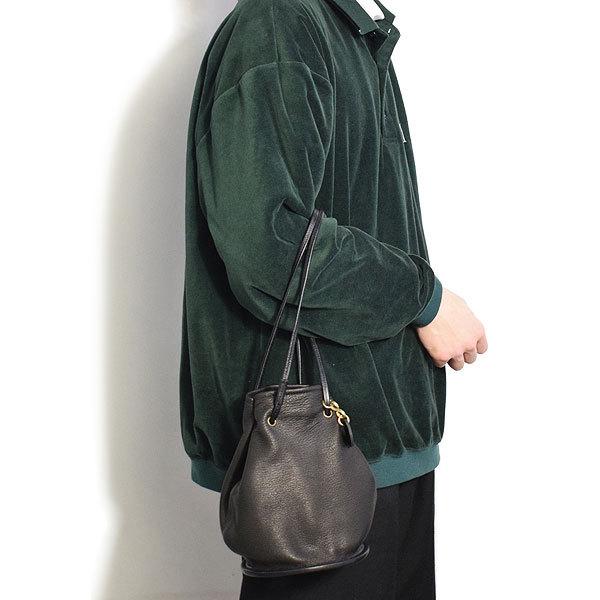 GROOVER LEATHER グルーバーレザー 巾着 ショルダーバッグ レザー 革