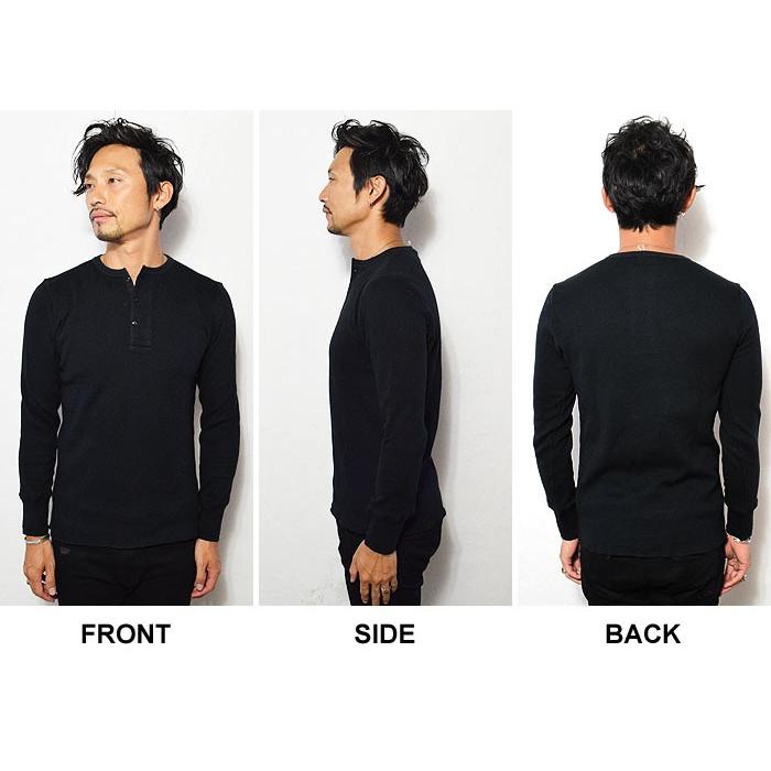 GLAD HAND（グラッドハンド） 長袖Tシャツ GLAD HAND WAFFLE HENRY L/S