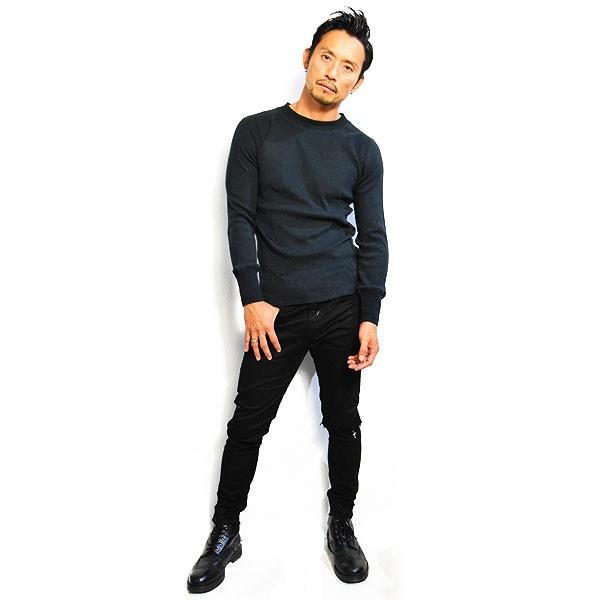 グラッドハンド 長袖Tシャツ GLAD HAND THICK L/S T-SHIRT -BLACK