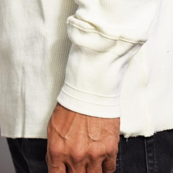グラッドハンド 長袖Tシャツ GLAD HAND WAFFLE HENLEY L/S T-SHIRTS -WHITE-｜artif｜05