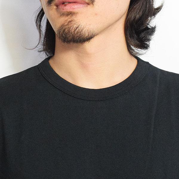 グラッドハンド Tシャツ GLAD HAND HEAVY WEIGHT BINDER NECK L/S T-SHIRTS -BLACK- メンズ 長袖 パックTシャツ アメカジ｜artif｜04