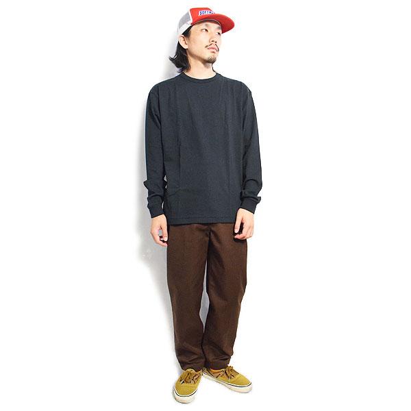 グラッドハンド Tシャツ GLAD HAND HEAVY WEIGHT BINDER NECK L/S T-SHIRTS -BLACK- メンズ 長袖 パックTシャツ アメカジ｜artif｜06