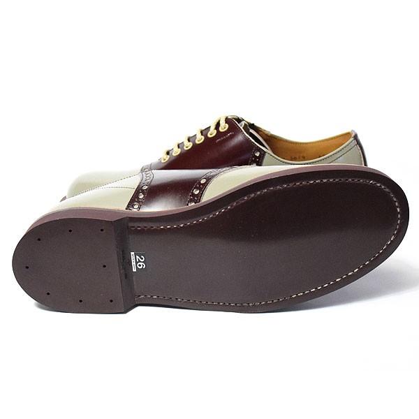 グラッドハンド×リーガル サドルシューズ GLAD HAND×REGAL SADDLE-SHOES -GRAY/BROWN-｜artif｜05