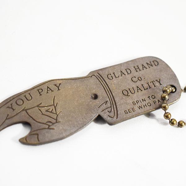 GLAD HAND グラッドハンド キーホルダー YOU PAY SPINNER メンズ GLAD HAND グラッドハンド キーホルダー YOU PAY SPINNER メンズ