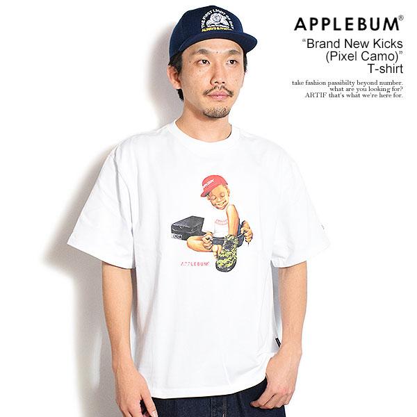 APPLEBUM raidback fabric Tシャツ L APPLEBUM（アップルバム） Tシャツ “Brand New Kicks (Pixel Camo)” T