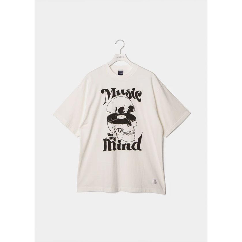 APPLEBUM（アップルバム） Tシャツ “MUSIC MIND” T-shirt -PIGMENT