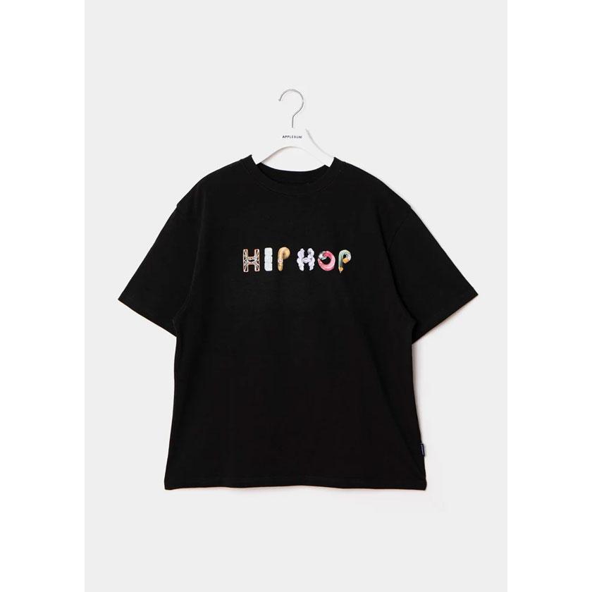 APPLEBUM（アップルバム） Tシャツ “Alphabet” T-shirt 12oz -BLACK 