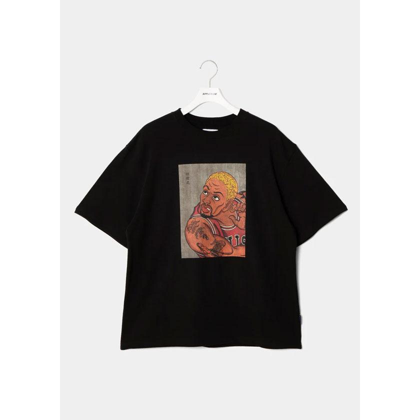 APPLEBUM（アップルバム） Tシャツ “WORM” 浮世絵 T-shirt 12oz -BLACK