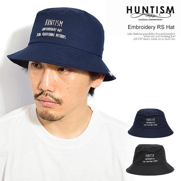 ハンティズム ハット HUNTISM Embroidery RS Hat メンズ バケットハット バケハ リップストップ 送料無料 ストリート | HUNTISM