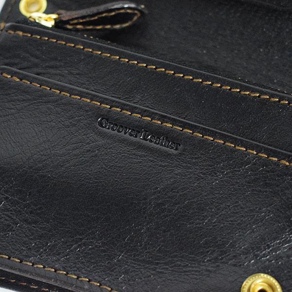 グルーバーレザー 財布 GROOVER LEATHER ショートトラッカー 馬革