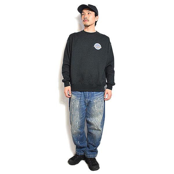 BEN DAVIS/WHITE LABEL ベンデイビス スウェット DAVIS BD SCRIPT EMB CREW -INK BLACK ...