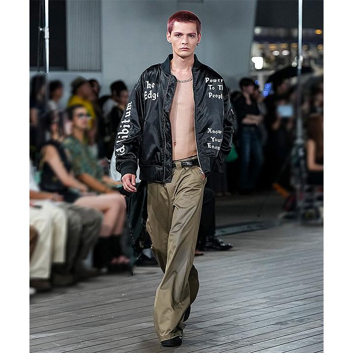 2026 春夏 先行予約 2月中旬〜下旬入荷予定 エムエスエムエル ジャケット MSML MA1 EMBROIDERY SATIN JACKET キャンセル不可の画像