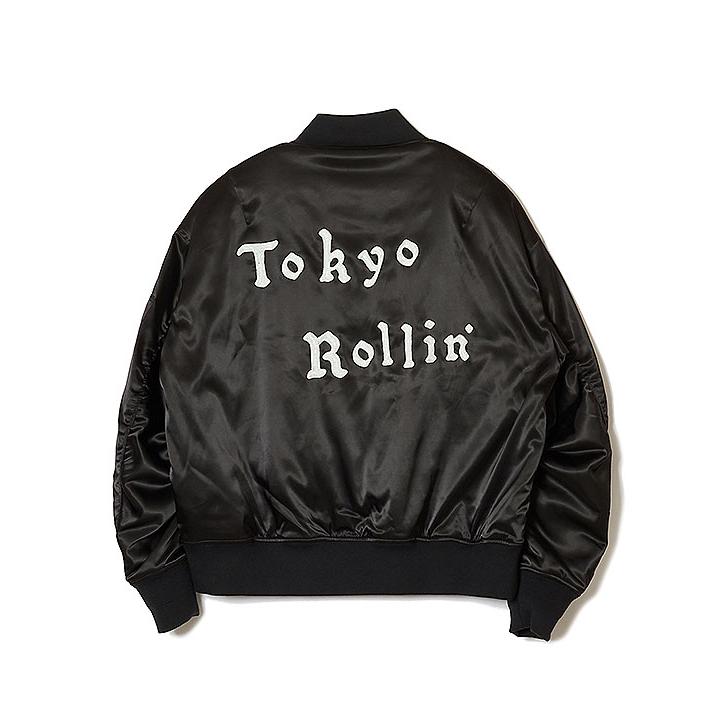 2026 春夏 先行予約 2月中旬〜下旬入荷予定 エムエスエムエル ジャケット MSML MA1 EMBROIDERY SATIN JACKET キャンセル不可の画像