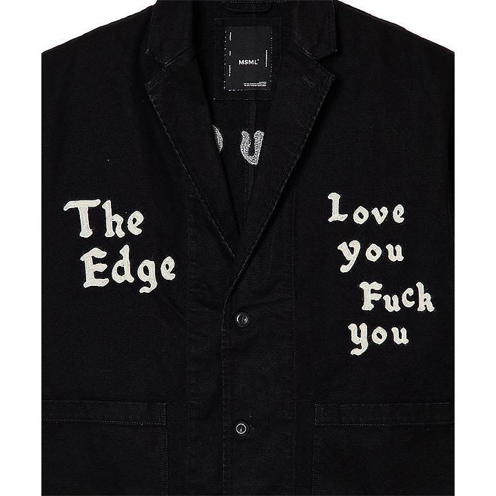 2026 春夏 先行予約 2月中旬〜下旬入荷予定 エムエスエムエル ジャケット MSML CANVAS 2B EMBROIDERY JACKET キャンセル不可の画像