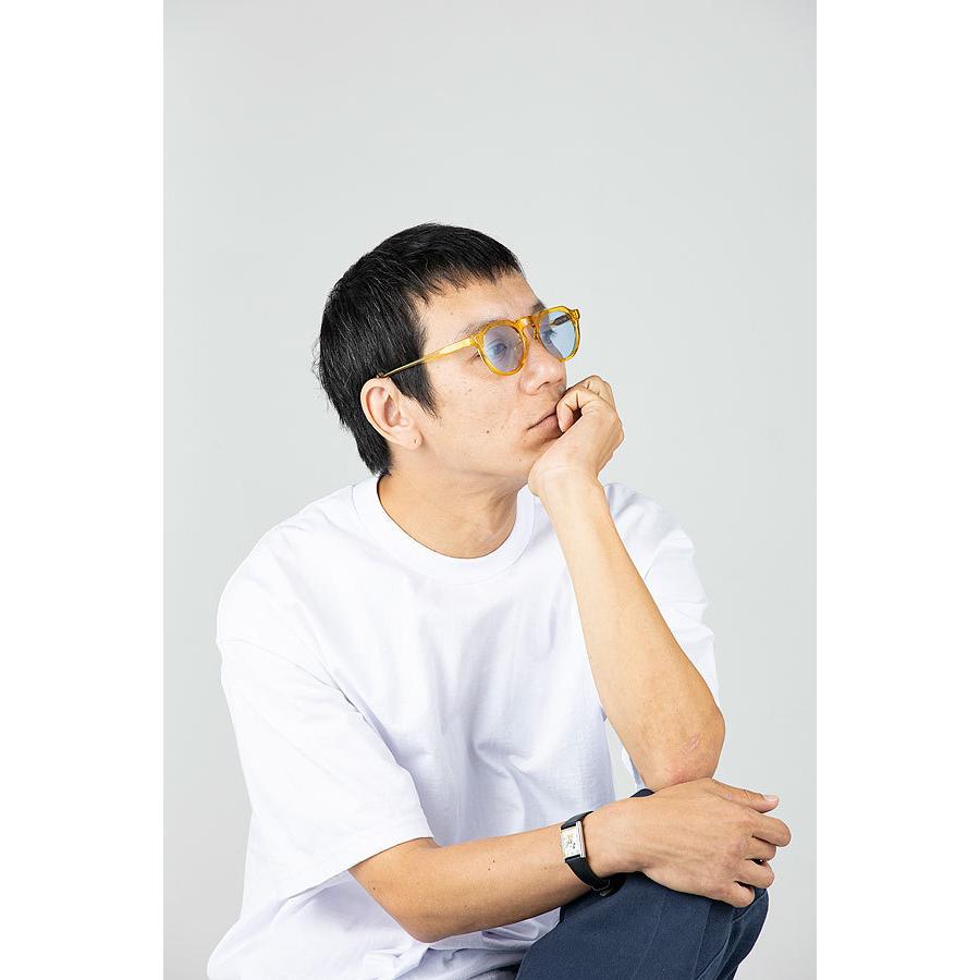 OWN オウン サングラス ボストンタイプ メガネ 03 YELLOW CLEAR BLUE 