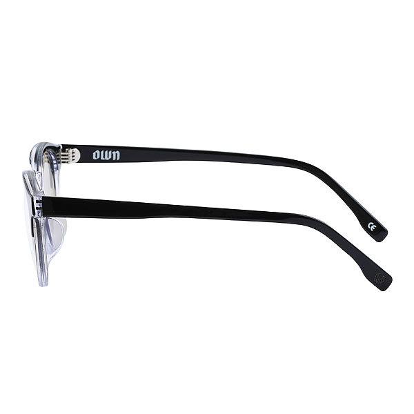 OWN オウン サングラス #06 BLACK×CLEAR/CLEAR BROWN メンズ ツ−トン