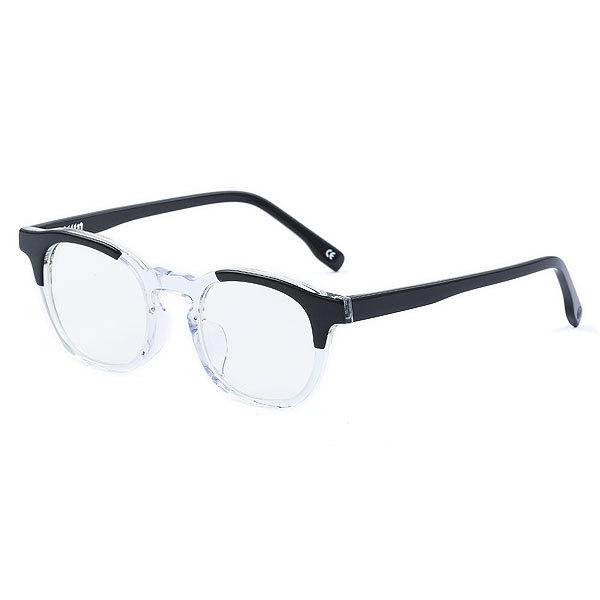 OWN オウン サングラス #06 BLACK×CLEAR/CLEAR メンズ ツ−トン メガネ