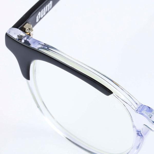OWN オウン サングラス #06 BLACK×CLEAR/CLEAR メンズ ツ−トン メガネ