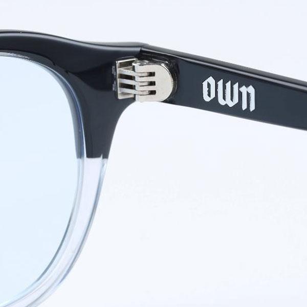 オウン サングラス OWN #06 BLACK×CLEAR/SMOKY BLUE メンズ