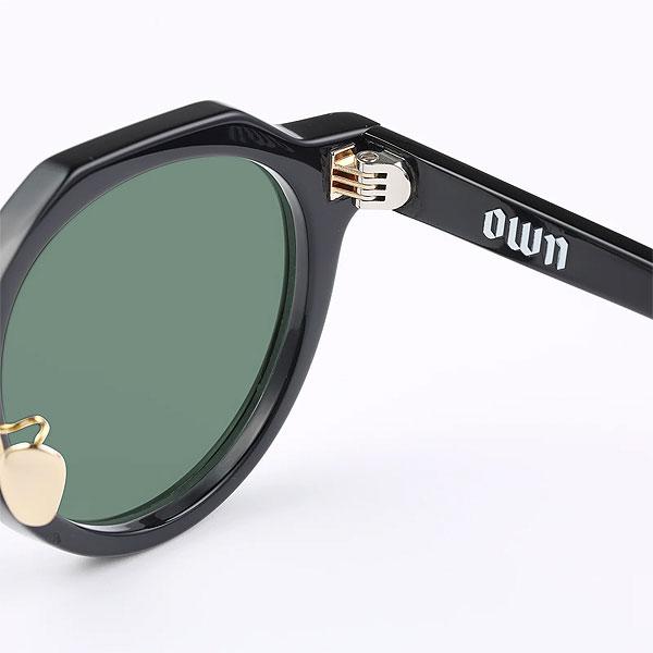 オウン サングラス OWN #09 BLACK/GREEN メンズ ボストンタイプ オウン サングラス OWN #09 BLACK/GREEN メンズ ボストンタイプ